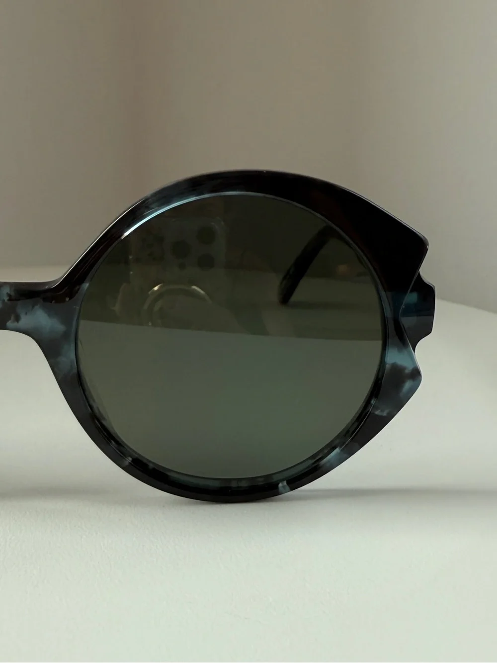 OLIVER GOLDSMITH Handmade ‘Circle Line’ Sunglasses in Rain